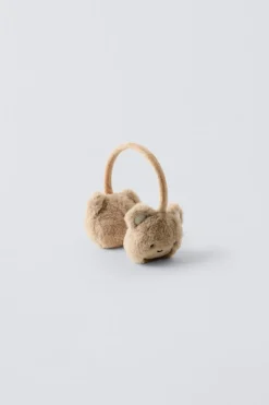 Niños ZARA 1½ - 6 Años·Accesorios|6 - 14 Años·Accesorios<OREJERAS EFECTO PELO OSITO
