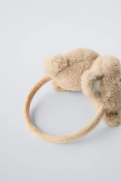 Niños ZARA 1½ - 6 Años·Accesorios|6 - 14 Años·Accesorios<OREJERAS EFECTO PELO OSITO