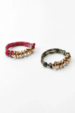 Best PACK 2 PULSERAS CORDÓN COLOR TWISTED Mujer Accesorios / Bisuteria