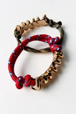 Best PACK 2 PULSERAS CORDÓN COLOR TWISTED Mujer Accesorios / Bisuteria