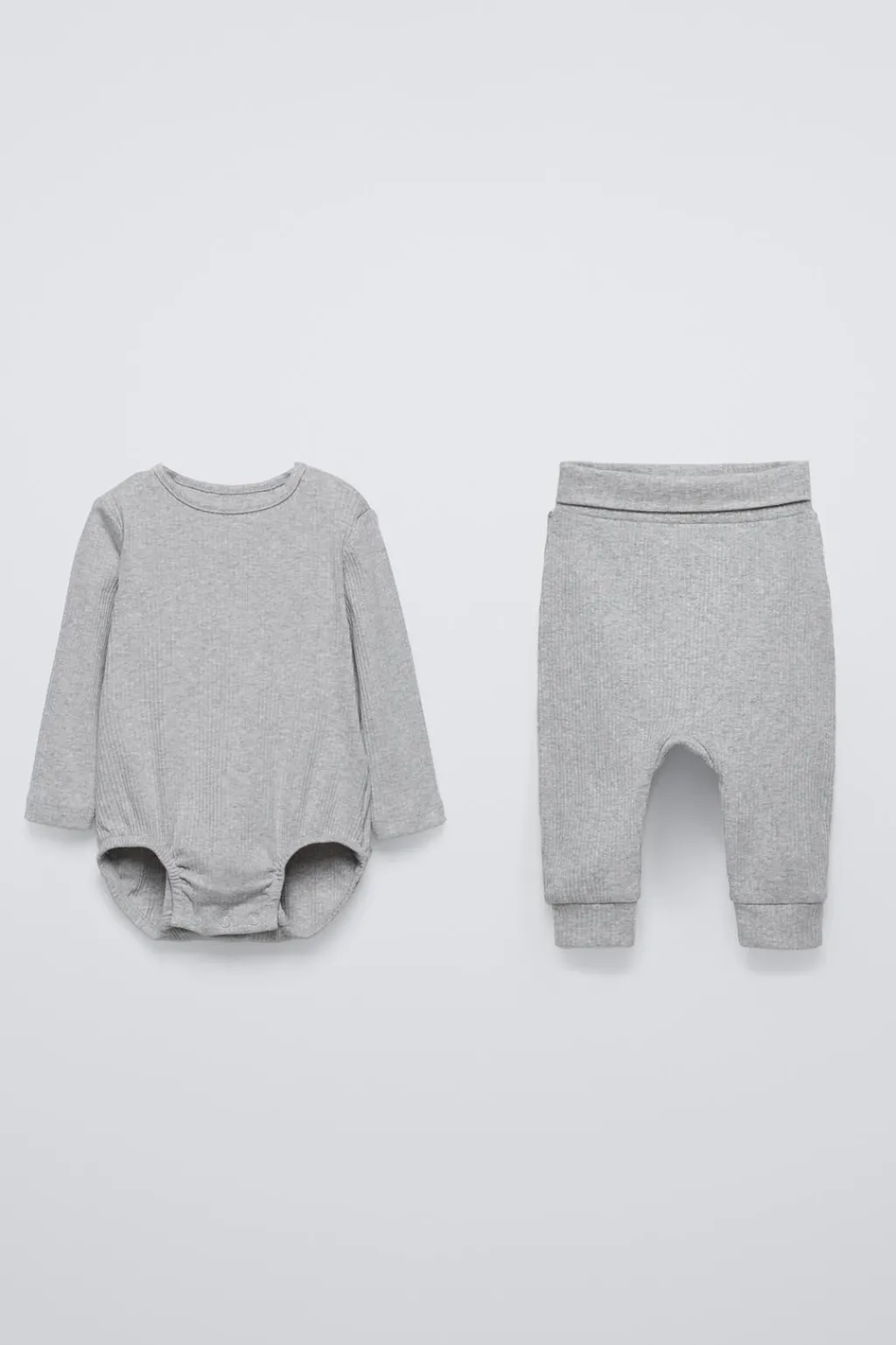 Niños ZARA 0 - 6 Meses·Bodies / Camisas|0 - 6 Meses·Leggings / Polainas<PACK BODY Y LEGGING RIB