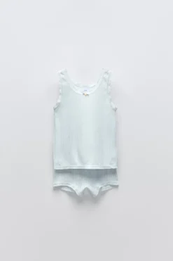Niños ZARA 6 - 14 Años·Ropa Interior / Calcetines<PACK CAMISETA Y CULOTTE