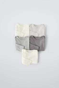 Niños ZARA 1½ - 6 Años·Ropa Interior / Calcetines|1½ - 6 Años·Ropa Interior / Calcetines<PACK CINCO BODIES LIBÉLULAS
