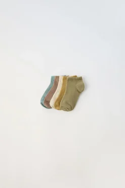 Niños ZARA 1½ - 6 Años·Ropa Interior / Calcetines|6 - 14 Años·Ropa Interior / Calcetines<PACK CINCO CALCETINES BAJOS