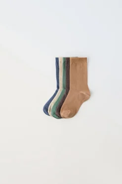 Niños ZARA 1½ - 6 Años·Ropa Interior / Calcetines|6 - 14 Años·Ropa Interior / Calcetines<PACK CINCO CALCETINES LARGOS