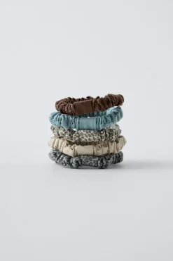 Niños ZARA 1½ - 6 Años·Accesorios|6 - 14 Años·Accesorios<PACK CINCO GOMAS ANIMAL PRINT