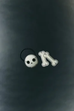 Niños ZARA 1½ - 6 Años·Accesorios|6 - 14 Años·Accesorios<PACK COLETERO CALAVERA Y PINZAS HUESOS GLOW IN THE DARK