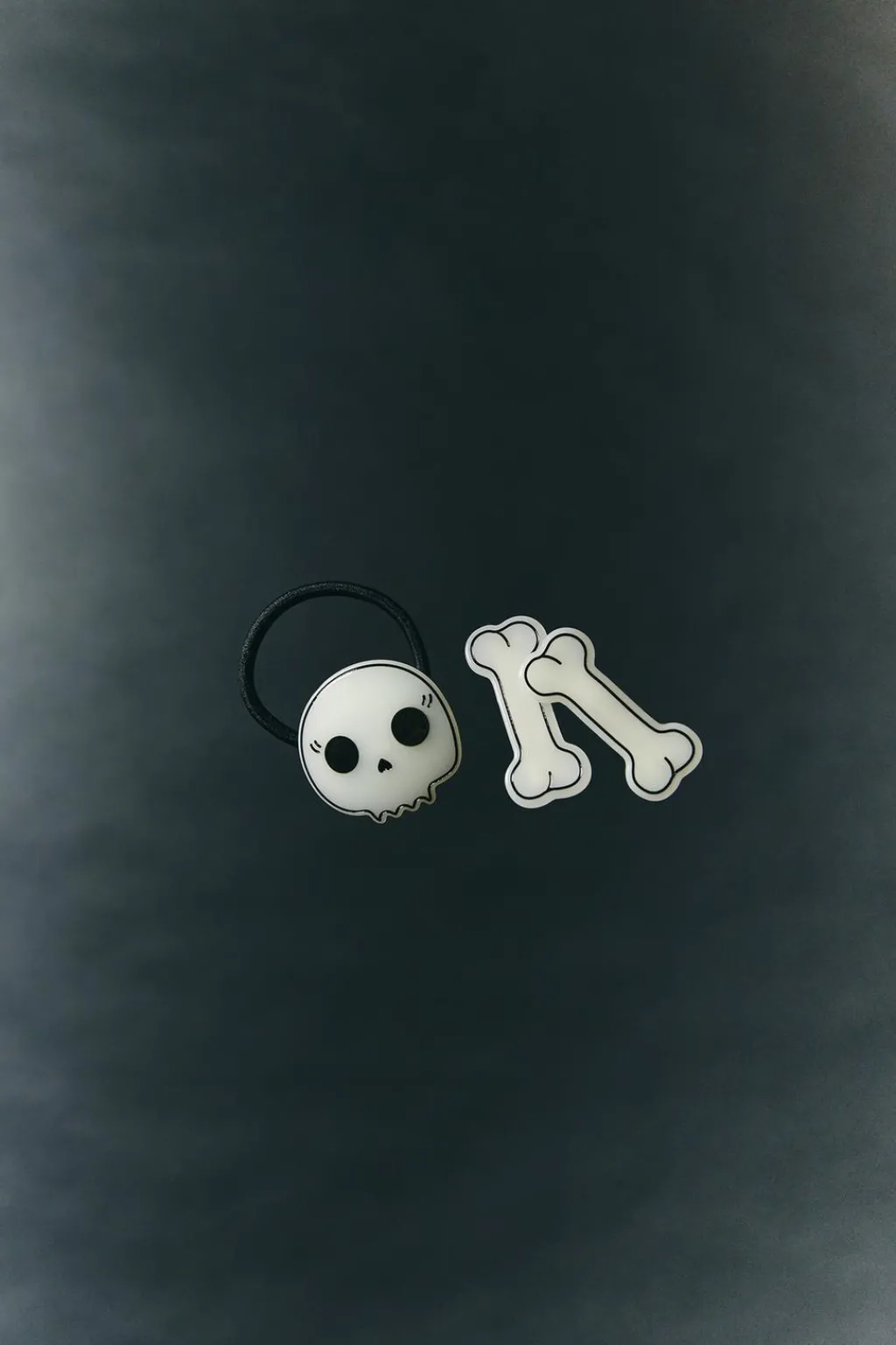 Niños ZARA 1½ - 6 Años·Accesorios|6 - 14 Años·Accesorios<PACK COLETERO CALAVERA Y PINZAS HUESOS GLOW IN THE DARK