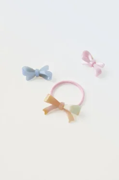 Niños ZARA 1½ - 6 Años·Accesorios|6 - 14 Años·Accesorios<PACK COLETERO Y PINZAS LACITOS