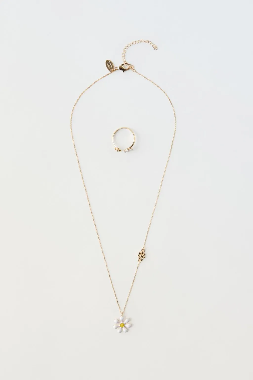 Niños ZARA 1½ - 6 Años·Accesorios|6 - 14 Años·Accesorios<PACK COLLAR Y ANILLO FLOR