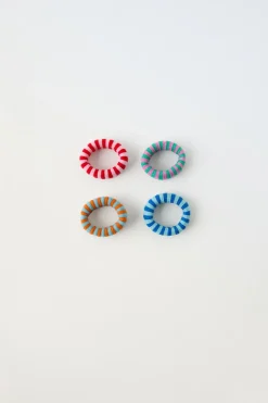 Niños ZARA 1½ - 6 Años·Accesorios|6 - 14 Años·Accesorios<PACK CUATRO COLETEROS ANCHOS RAYAS