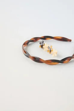 Niños ZARA 1½ - 6 Años·Accesorios|6 - 14 Años·Accesorios<PACK DIADEMA Y PINZA FLORES