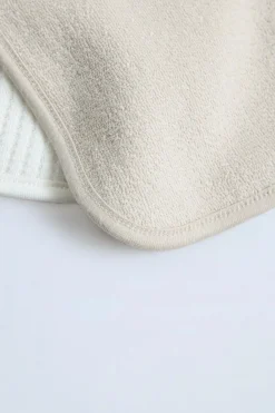 Niños ZARA 0 - 6 Meses·Homewear|0 - 6 Meses·Básicos<PACK DOS BABEROS ESTRUCTURA PUNTILLA
