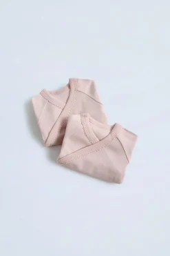 Niños ZARA 0 - 6 Meses·Bodies / Camisas|0 - 6 Meses·Ropa Interior / Pijamas<PACK DOS BODIES CUELLO KIMONO CAJITA