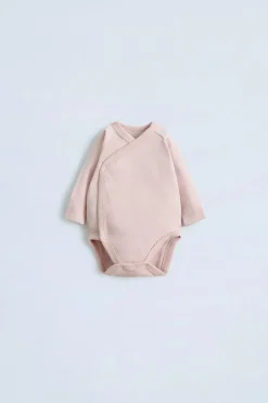 Niños ZARA 0 - 6 Meses·Bodies / Camisas|0 - 6 Meses·Ropa Interior / Pijamas<PACK DOS BODIES CUELLO KIMONO CAJITA