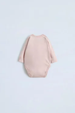 Niños ZARA 0 - 6 Meses·Bodies / Camisas|0 - 6 Meses·Ropa Interior / Pijamas<PACK DOS BODIES CUELLO KIMONO CAJITA