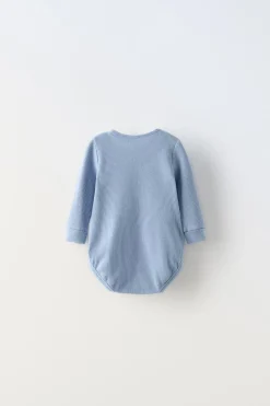 Niños ZARA 0 - 6 Meses·Bodies / Camisas|0 - 6 Meses·Ropa Interior / Pijamas<PACK DOS BODIES WAFFLE