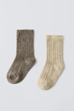 Niños ZARA 1½ - 6 Años·Ropa Interior / Calcetines|6 - 14 Años·Ropa Interior / Calcetines<PACK DOS CALCETIN PUNTO