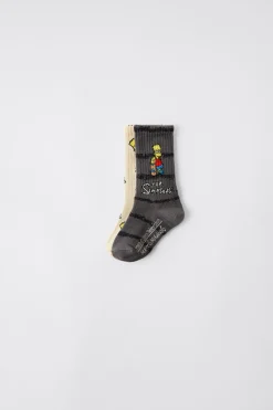 Niños ZARA 1½ - 6 Años·Licencias|1½ - 6 Años·Ropa Interior / Calcetines<PACK DOS CALCETINES BART THE SIMPSONS ™ MATT GROENING