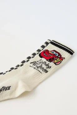 Niños ZARA 1½ - 6 Años·Licencias|1½ - 6 Años·Ropa Interior / Calcetines<PACK DOS CALCETINES LARGOS CARS RAYO MCQUEEN © DISNEY