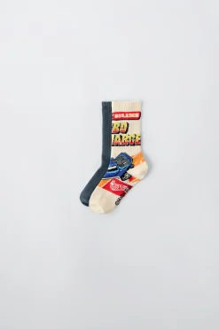 Niños ZARA 1½ - 6 Años·Licencias|1½ - 6 Años·Ropa Interior / Calcetines<PACK DOS CALCETINES LARGOS HOT WHEELS ™ MATTEL