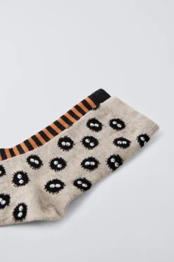 Niños ZARA 1½ - 6 Años·Ropa Interior / Calcetines|6 - 14 Años·Ropa Interior / Calcetines<PACK DOS CALCETINES RAYAS Y ARAÑAS