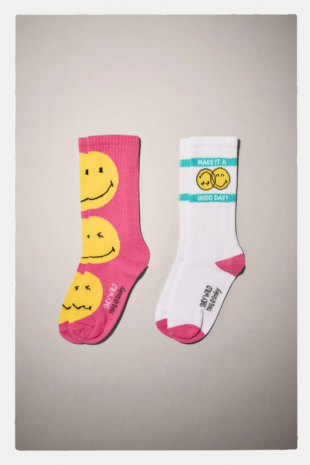 Niños ZARA 1½ - 6 Años·Licencias|1½ - 6 Años·Ropa Interior / Calcetines<PACK DOS CALCETINES SMILEYWORLD ®