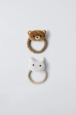 Niños ZARA 1½ - 6 Años·Accesorios|6 - 14 Años·Accesorios<PACK DOS COLETEROS OSITO Y CONEJO