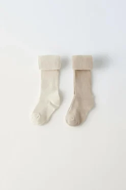 Niños ZARA 1½ - 6 Años·Ropa Interior / Calcetines|6 - 14 Años·Ropa Interior / Calcetines<PACK DOS LEOTARDOS LISOS