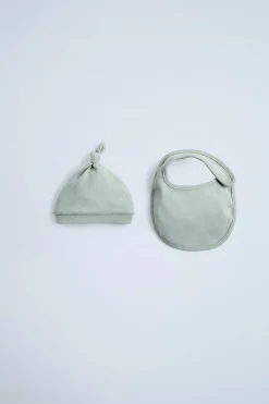 Niños ZARA 0 - 6 Meses·Homewear|Accesorios / Zapatos / 0 - 14 Años<PACK GORRO Y BABERO