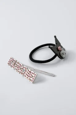 Niños ZARA 1½ - 6 Años·Licencias|1½ - 6 Años·Accesorios<PACK PINZA Y COLETERO KUROMI © SANRIO