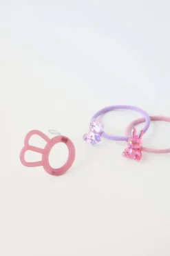 Niños ZARA 1½ - 6 Años·Accesorios|6 - 14 Años·Accesorios<PACK PINZA Y COLETEROS ANIMAL