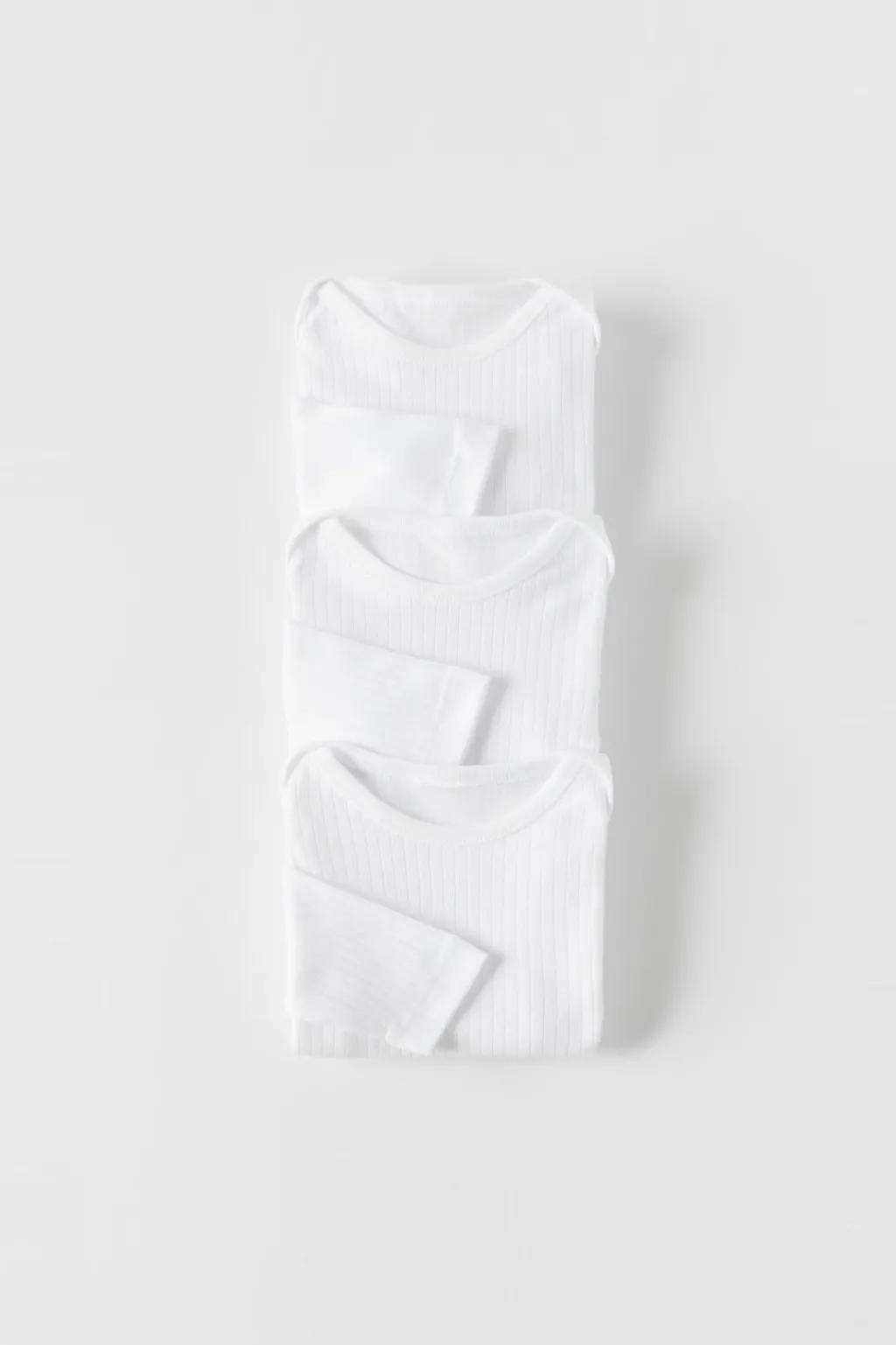 Niños ZARA 1½ - 6 Años·Ropa Interior / Calcetines|1½ - 6 Años·Ropa Interior / Calcetines<PACK TRES BODIES CUELLO REDONDO