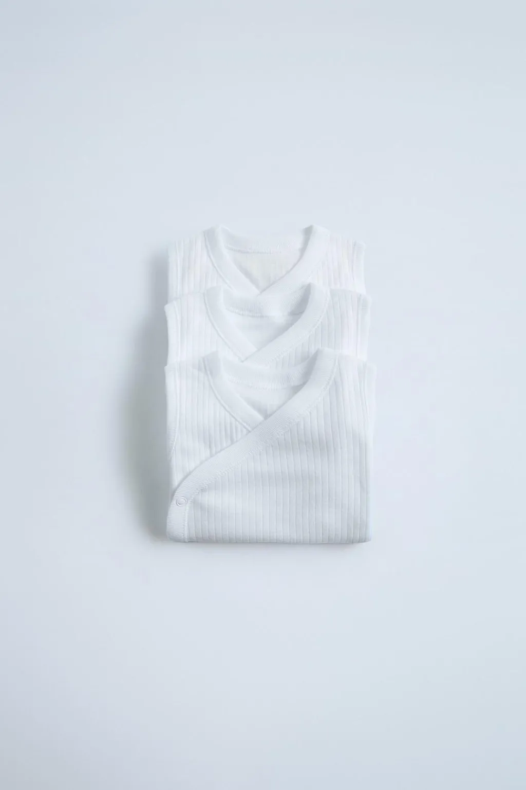 Niños ZARA 0 - 6 Meses·Bodies / Camisas|0 - 6 Meses·Ropa Interior / Pijamas<PACK TRES BODIES KIMONO MANGA SISA