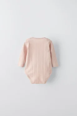 Niños ZARA 1½ - 6 Años·Ropa Interior / Calcetines|6 - 18 Meses·Bodies<PACK TRES BODIES MANGA LARGA ESTAMPADO
