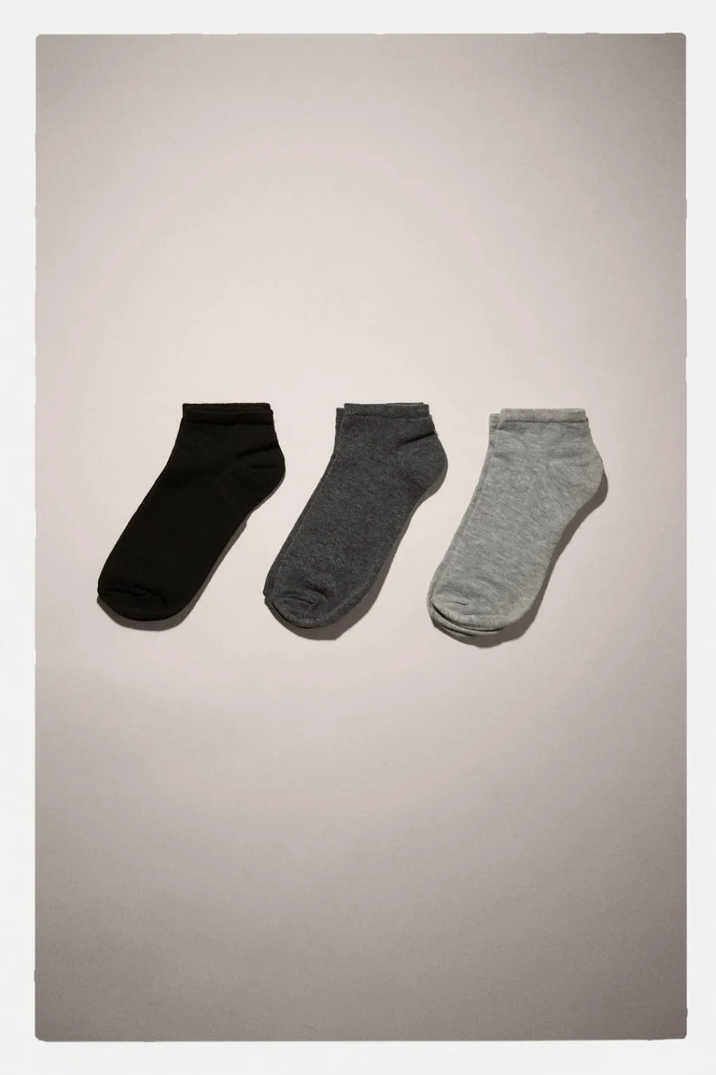 Niños ZARA 1½ - 6 Años·Ropa Interior / Calcetines|6 - 14 Años·Ropa Interior / Calcetines<PACK TRES CALCETINES CORTOS BÁSICOS