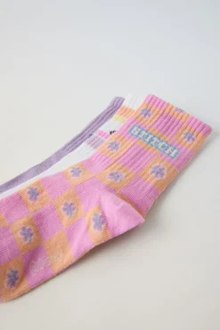 Niños ZARA 1½ - 6 Años·Licencias|1½ - 6 Años·Ropa Interior / Calcetines<PACK TRES CALCETINES LARGOS LILO & STITCH © DISNEY