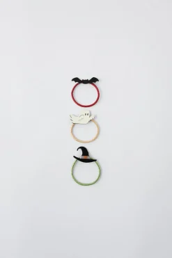Niños ZARA 1½ - 6 Años·Accesorios|6 - 14 Años·Accesorios<PACK TRES GOMAS BRILLO APLIQUES