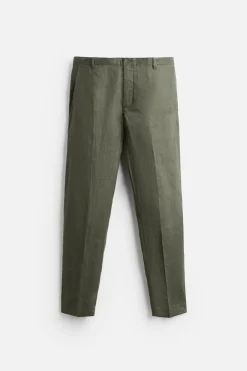 Best PANTALÓN 100% LINO Hombre Pantalones