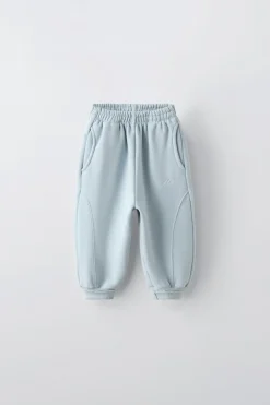 Niños ZARA 1½ - 6 Años·Pantalones|1½ - 6 Años·Chándal<PANTALÓN ANCHO BORDADO