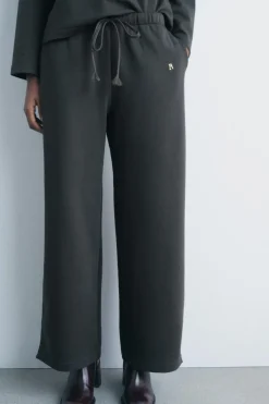 Best PANTALÓN ANCHO FELPA Mujer Pantalones|Sudaderas / Joggers