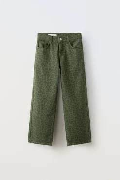 Niños ZARA 6 - 14 Años·Pantalones<PANTALÓN ANIMAL PRINT