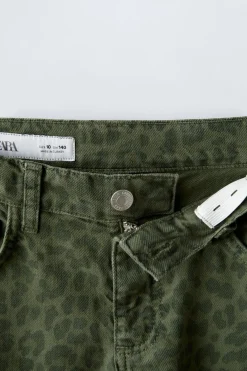 Niños ZARA 6 - 14 Años·Pantalones<PANTALÓN ANIMAL PRINT