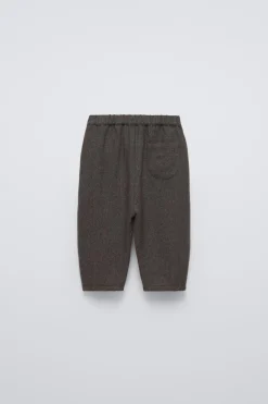 Niños ZARA 6 - 18 Meses·Pantalones / Leggings<PANTALÓN BAGGY ESPIGA