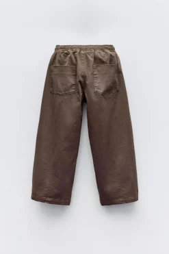 Niños ZARA 6 - 14 Años·Pantalones<PANTALÓN BALLOON FIT PLIEGUES