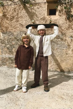 Niños ZARA 6 - 14 Años·Pantalones<PANTALÓN BALLOON FIT PLIEGUES