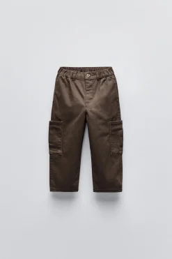 Niños ZARA 1½ - 6 Años·Pantalones / Leggings|6 - 18 Meses·Pantalones / Leggings<PANTALÓN BOLSILLOS