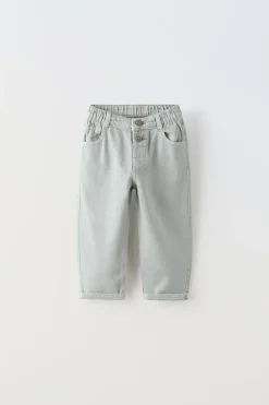 Niños ZARA 1½ - 6 Años·Pantalones|1½ - 6 Años·Pantalones / Leggings<PANTALÓN BOTONES