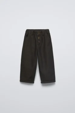 Niños ZARA 1½ - 6 Años·Pantalones|1½ - 6 Años·Pantalones / Leggings<PANTALÓN BOTONES