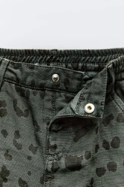 Niños ZARA 1½ - 6 Años·Pantalones / Leggings|6 - 18 Meses·Pantalones / Leggings<PANTALÓN CARGO ANIMAL PRINT